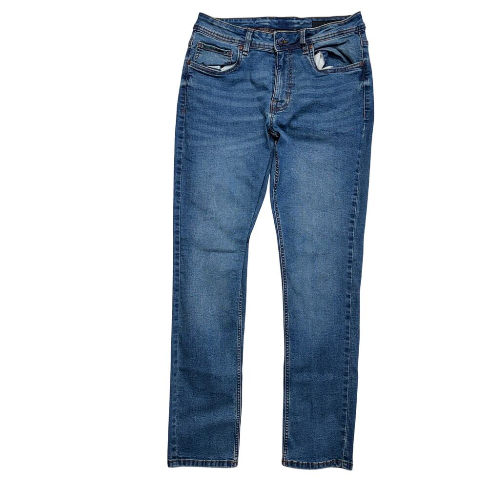 TPJ The Perfect Jean NYC Mens Jeans 32x32 Slim Fit Medium Wash Stretch Classic